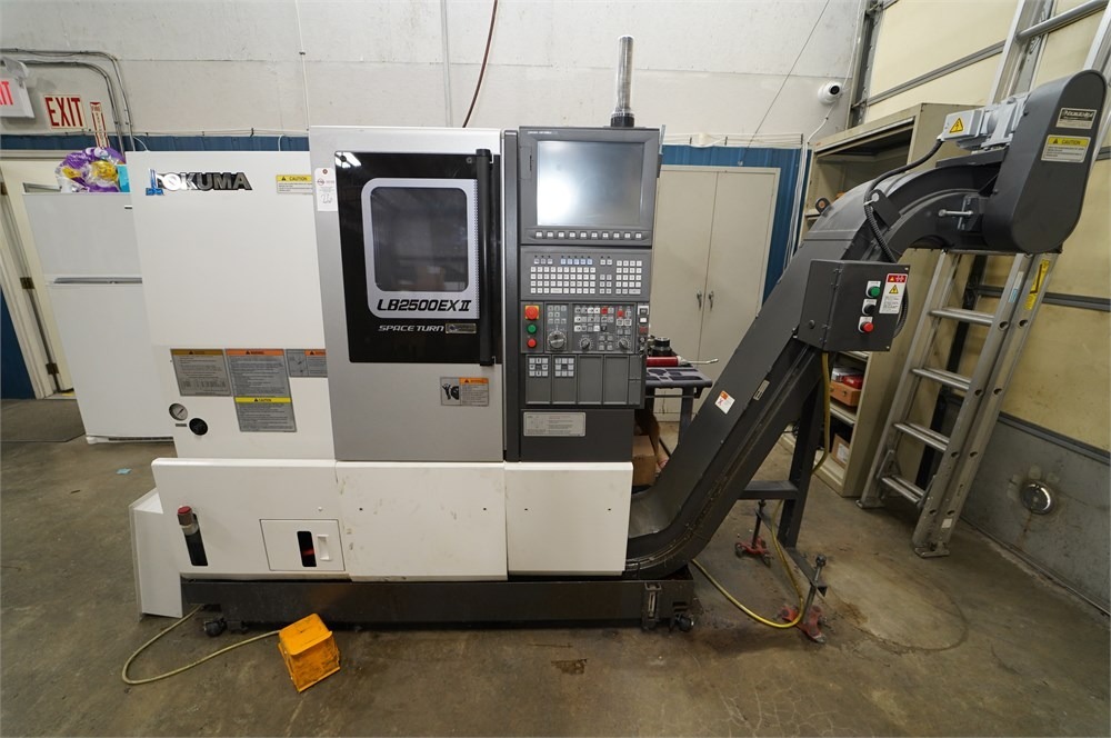 2022 OKUMA LB25000 EX II SPACETURN CNC SLANT BED TURNING CENTER