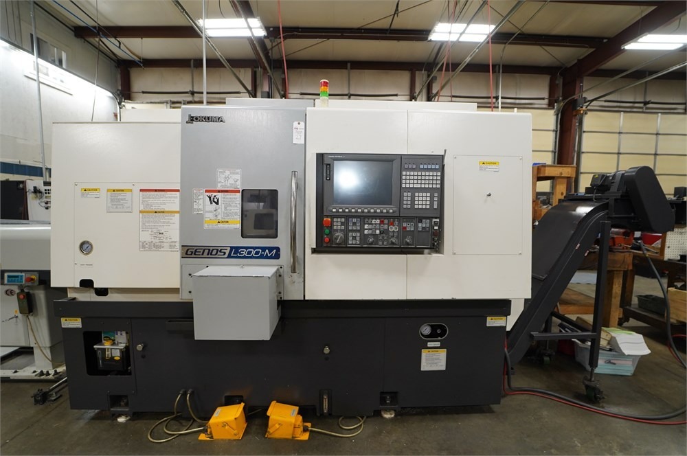 2014 OKUMA GENOS L300-MYW CNC TURNING CENTER AND MILLING CENTER